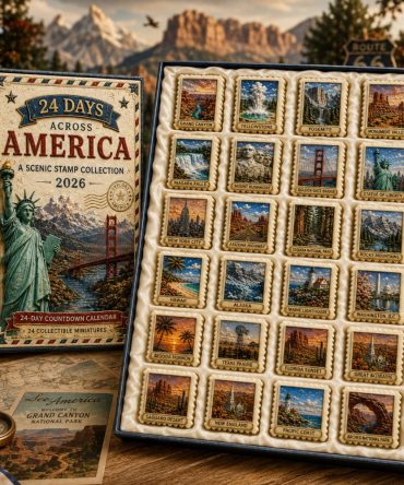 Across America 24-Day Advent Calendar 2026 — Collectible Acrylic Landmarks, Roadtrip-Themed Holiday Countdown For Usa Fans