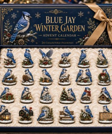 Charming Blue Jay Holiday Countdown Calendar 2026 - 24-Day Acrylic Charm Advent For Christmas Decorations & Gift Giving