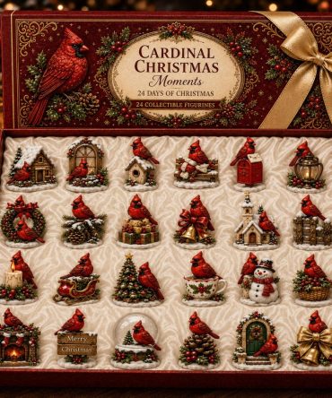 Exclusive Cardinal Christmas Advent Calendar 2026 - 24-Day Holiday Countdown With Acrylic Charms For Home Decor & Gifts