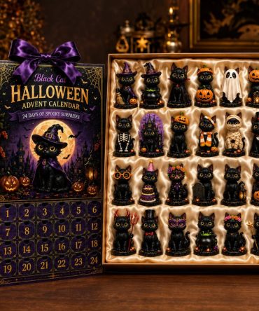 Festive 24-Day Christmas Advent Calendar 2026 — Assorted Acrylic Holiday Charms, Family-Friendly Daily Surprises