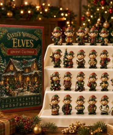 2026 Christmas Elf Countdown Calendar — 24 Festive Elf Acrylic Charms For Kids, Classroom Gifts & Holiday Cheer
