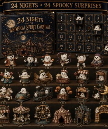 Whimsical Spirit Carnival 24-Day Advent Calendar 2026 — Colorful Acrylic Charms, Fantasy Fair Holiday Countdown For Collectors