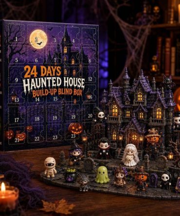 Haunted House Build-Up 24-Day Blind Box Advent Calendar 2026 — Creepy-Cute Halloween Diorama With Mystery Acrylic Charms