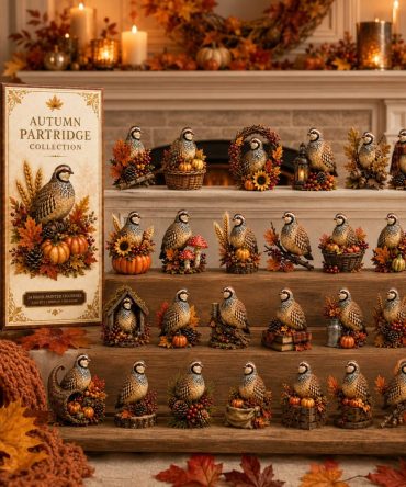 2026 Partridge Holiday Countdown Calendar With 24 Charming Acrylic Birds — Classic Christmas Gift & Festive Daily Surprises
