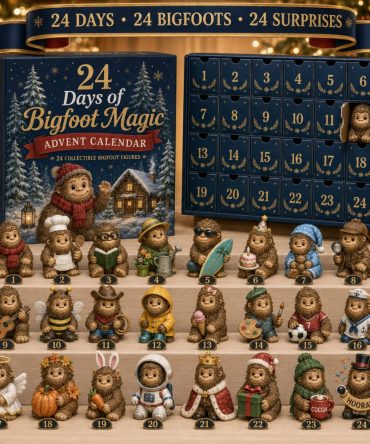 Bigfoot Magic 2026 — 24-Day Cryptid Charm Countdown Featuring Bigfoot Designs, Novelty Holiday Gift For Sasquatch Fans