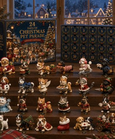 Christmas Pet Parade Advent 2026 — 24 Festive Pet-Themed Acrylic Charms, Adorable Holiday Countdown For Animal Lovers & Collectors