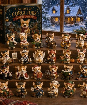 Corgi Jobs Advent Calendar 2026 — 24 Days Of Playful Corgi Acrylic Charms, Cute Pet Lover Countdown With Gift-Ready Packaging