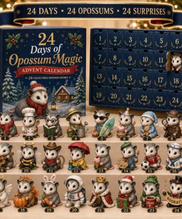 24 Days Of Opossum Magic Advent Calendar 2026 – Cute Nocturnal Critter Collectible Acrylic Charms, Fun Holiday Countdown Gift