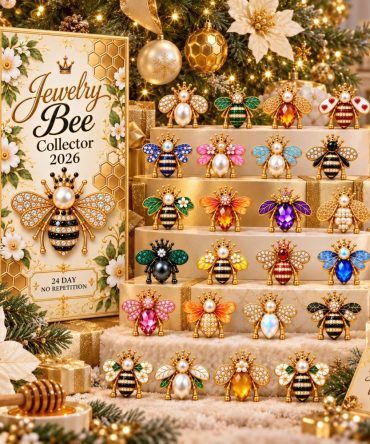 2026 Jewelry Bee Advent Calendar — 24-Day Sparkle Collection With Acrylic Bee Charms, Gift-Ready Holiday Countdown For Collectors