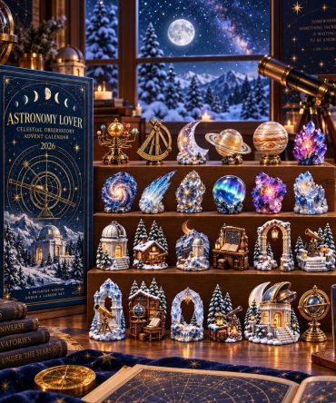 Celestial Observatory Advent Calendar 2026 — 24 Space-Themed Acrylic Charms, Astronomy Countdown For Stargazers
