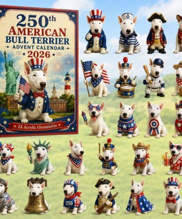 Bull Terrier Advent Calendar 2026 — 24-Day Limited Holiday Countdown With Acrylic Charms, Ideal Gift For Pet Parents