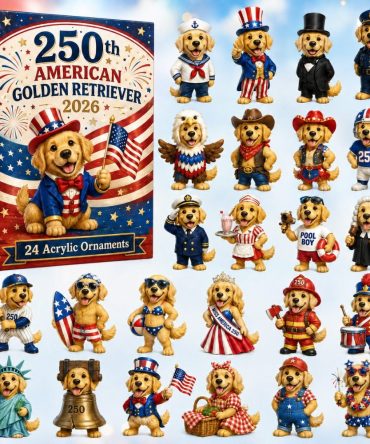 Golden Retriever Advent Calendar 2026 — Limited 24-Day Holiday Countdown With Acrylic Charms, Perfect Dog Lover Gift