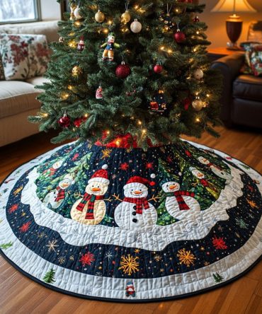 Chimney Charm Holiday Tree Skirt - Handcrafted Christmas Mantel-Inspired Decor, Custom Skirt For Living Room, Made To Order