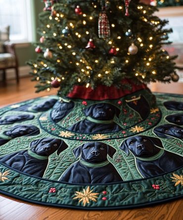 Custom Cozy Companion Holiday Tree Skirt – Plush, Handmade & Personalizable Christmas Skirt For Pets, Ideal Holiday Gift & Home Decor