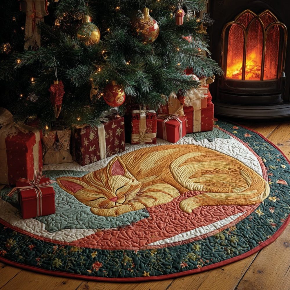 Cozy Glow Holiday Tree Skirt — Illuminating Christmas Decor In Plush Fabric With Custom Options & Elegant Styling