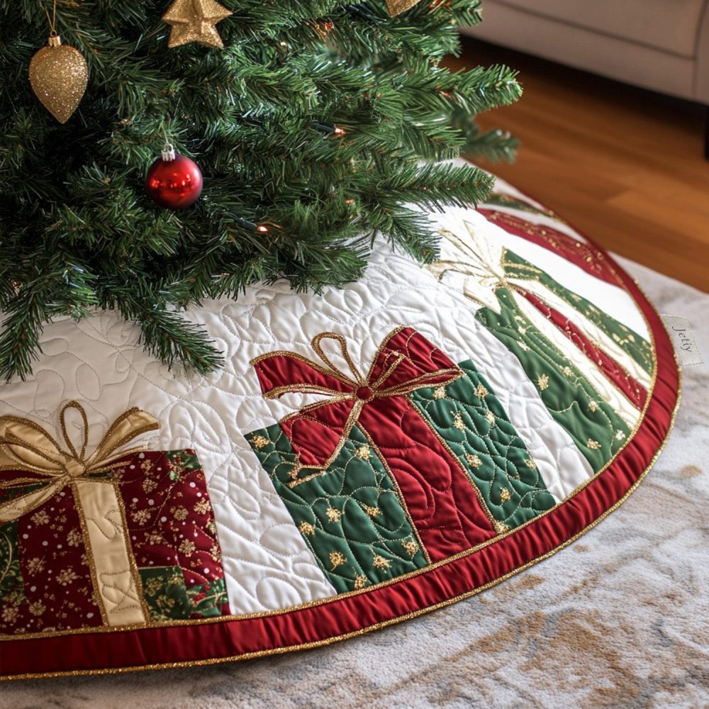 Rustic Cabin Christmas Tree Skirt — Handcrafted Cozy Plaid Holiday Base, Made-To-Order For Lodge & Cabin Homes