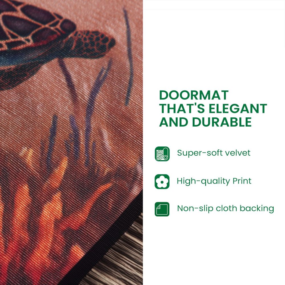 Bigfoot Doorstep Surprise Welcome Mat - Humorous Sasquatch Coir Doormat, Outdoor Non-Slip, Stain-Resistant, Durable Entry Rug - Image 3
