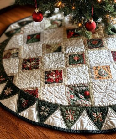 Evergreen Joy Luxury Tree Skirt — Custom-Fit Christmas Tree Skirt In Soft Velvet, Festive Trim, Made To Order For Holiday Cheer