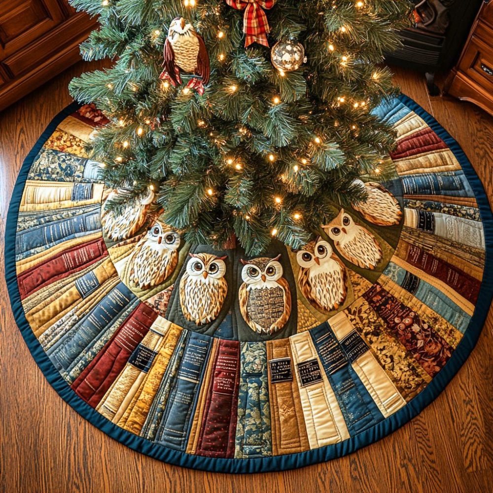 Guardian Of Stories Custom Christmas Tree Skirt — Made-To-Order Handcrafted Holiday Skirt For Cozy Family Traditions & Gift Giving