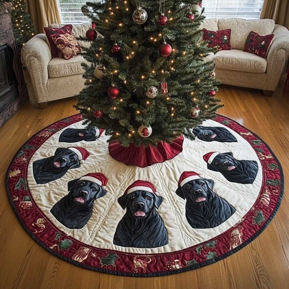 Signature Holiday Guardian Tree Skirt - Customizable Festive Tree Skirt, Premium Materials For Lasting Holiday Style
