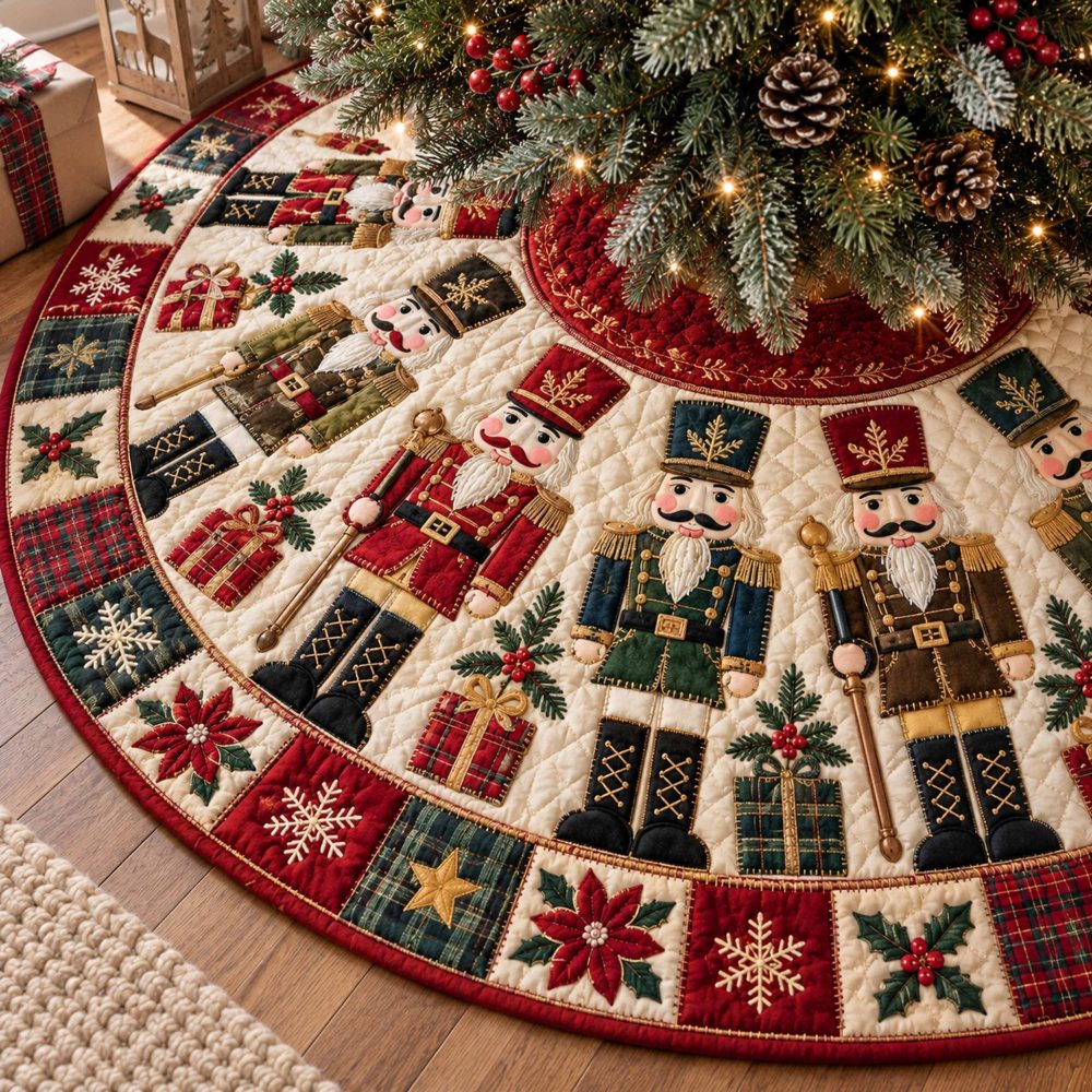 Holiday Sentinel Premium Tree Skirt — Made-To-Order Stately Christmas Base Cover With Durable Fabric & Custom Options