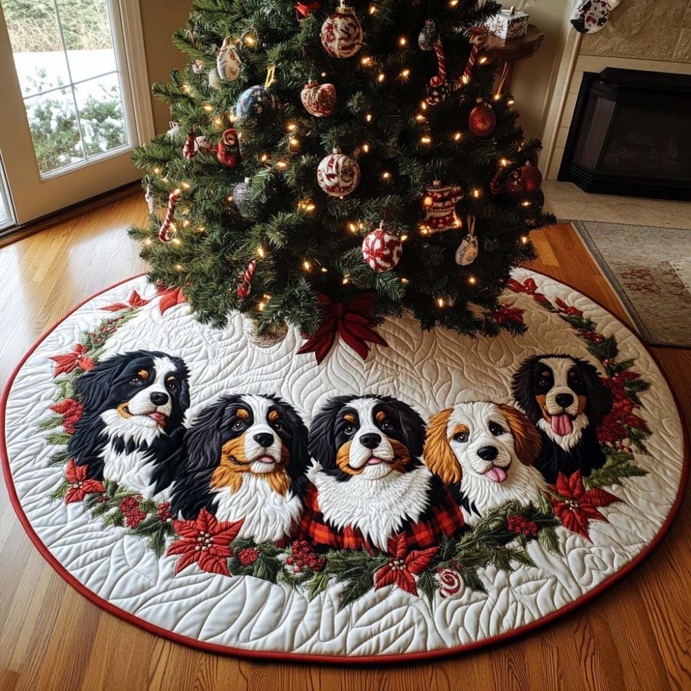 Trails Holiday Tree Skirt — Custom Made-To-Order Rustic Christmas Skirt With Premium Fabrics & Personalized Options
