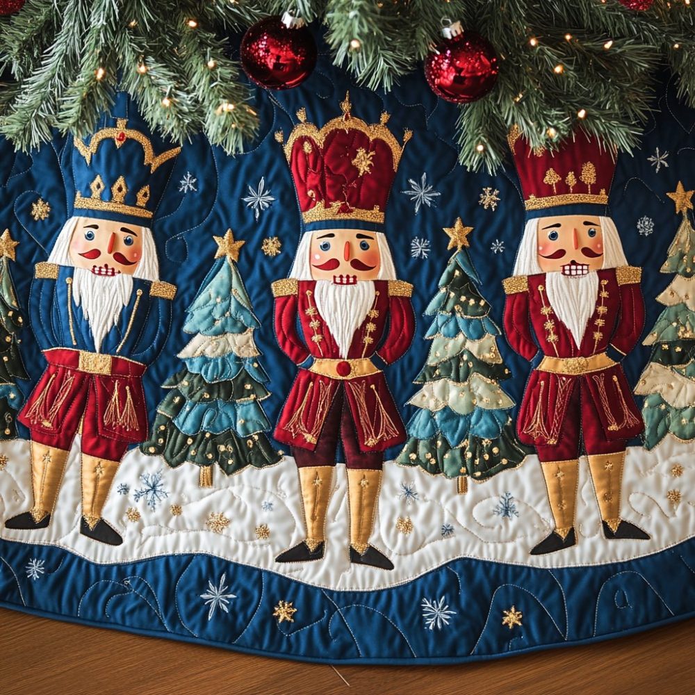 Defenders Holiday Tree Skirt — Custom Service & Working Dog Tribute Skirt, Personalized Christmas Mat, Handmade Keepsake