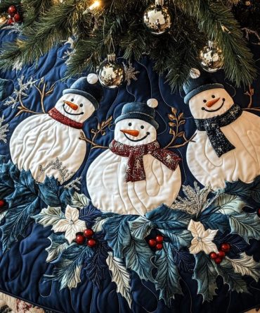 Custom Snowflake Holiday Tree Skirt — Premium Made-To-Order Christmas Tree Skirt, Plush & Personalized For Festive Home Decor