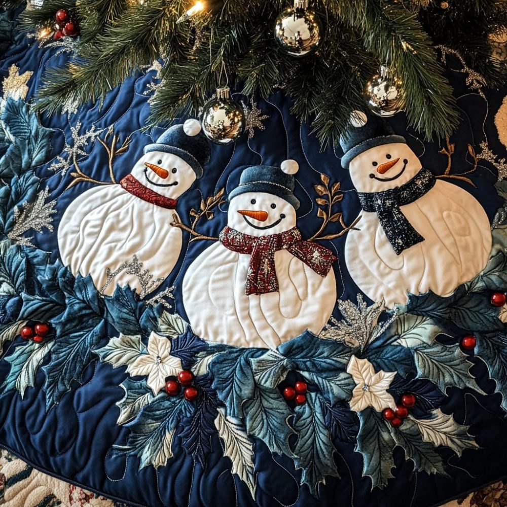 Custom Snowflake Holiday Tree Skirt — Premium Made-To-Order Christmas Tree Skirt, Plush & Personalized For Festive Home Decor
