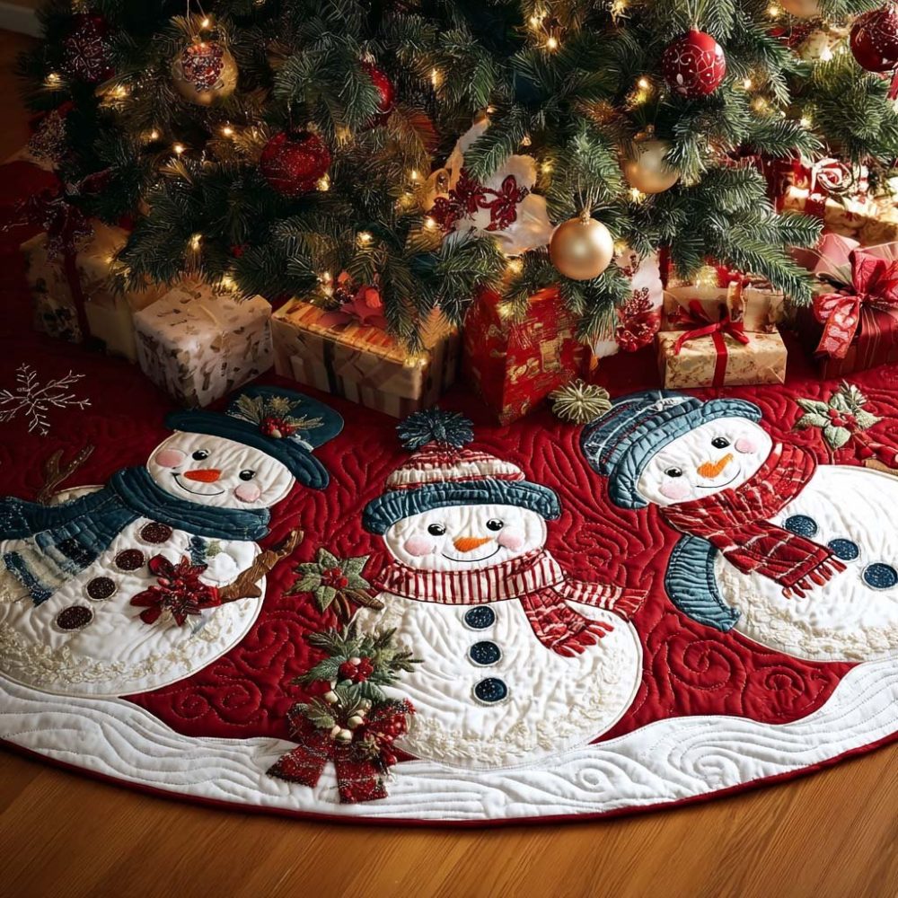 Outdoor Pal Weather-Ready Christmas Tree Skirt — Durable Outdoor Holiday Tree Skirt, Custom Sizes, Water-Resistant Fabric, Made-To-Order