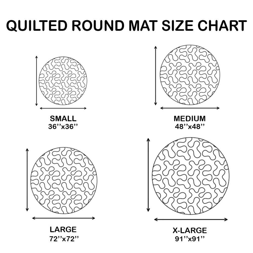 Amethyst Dragon Round Quilted Mat — Mystical Book Sanctuary Accent Rug, Plush Non-Slip Floor Pad For Bedroom, Reading Nook - Image 2