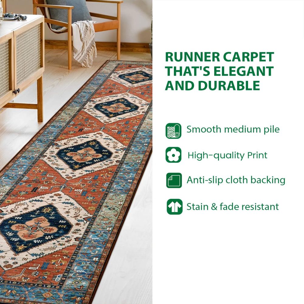 Frosted Bigfoot Stairway Runner — Winter Sasquatch Design Stair & Hall Carpet Rug For Snowy Cabin, Entryway Warmth - Image 3