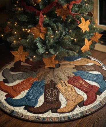 Tough Hide Heavy-Duty Christmas Tree Skirt — Made-To-Order Rugged Fabric, Water-Resistant Finish, Ideal For High-Traffic Holiday Spaces