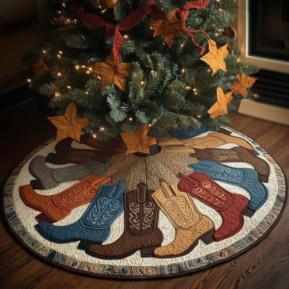 Tough Hide Heavy-Duty Christmas Tree Skirt — Made-To-Order Rugged Fabric, Water-Resistant Finish, Ideal For High-Traffic Holiday Spaces