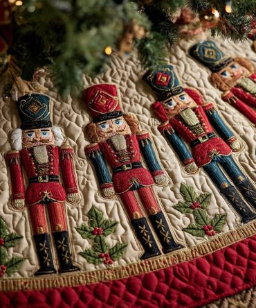 Toy Soldier Classic Christmas Tree Skirt — Made-To-Order Playful Festive Design, Durable Fabric, Perfect For Family & Kids' Rooms