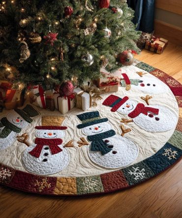 White Winter Wonder Tree Skirt - Elegant Snow-White Christmas Tree Skirt, Made-To-Order Luxury Base For Holiday Trees