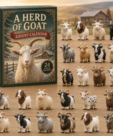 A Herd Of Goat 2026 Advent Calendar — 24-Day Acrylic Charm Bundle, Cute Goat-Themed Countdown & Animal Lover Gift