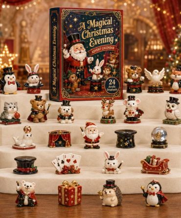 Enchanted Christmas Evening Charm Advent - 24 Acrylic Charms Holiday Countdown Calendar, Keepsake Gift 2026