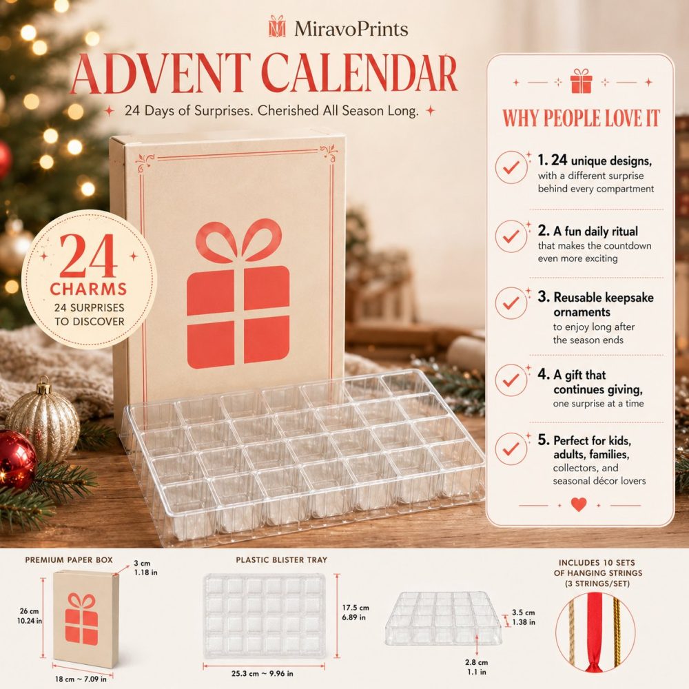 Back-To-School Bus Advent Countdown 2026 — 24-Day Acrylic Charms Calendar For Kids, Classroom & Holiday Gifts - Image 2