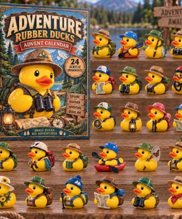 Adventure Rubber Ducks 2026 — 24-Day Acrylic Charm Countdown With Playful Duck Designs, Fun Holiday Gift For Kids & Collectors