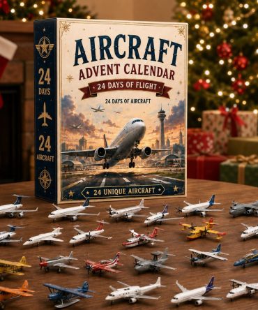 2026 Aircraft Countdown: 24-Day Acrylic Plane Charm Advent Calendar For Aviation Fans, Model Collectors & Travel Gift Ideas