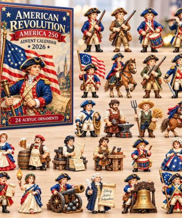 American Revolution 250 2026 Commemorative Countdown — 24-Day Acrylic Charm Advent Calendar, Bicentennial Collector’S Gift