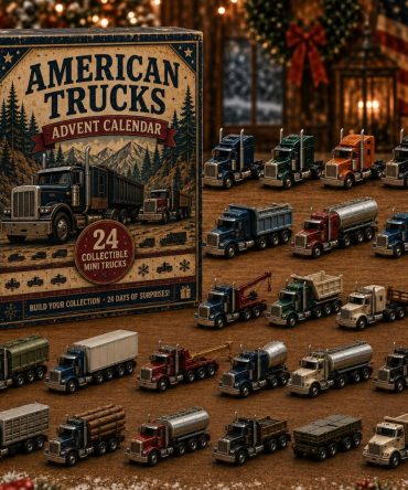 American Trucks 24-Day Advent Calendar 2026 — Collectible Acrylic Truck Charms, Mechanic & Gearhead Holiday Countdown Gift