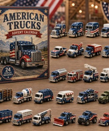 2026 American Trucks Midnight Countdown Calendar — 24 Night Trucking Acrylic Charms, Collector'S Transport Gift