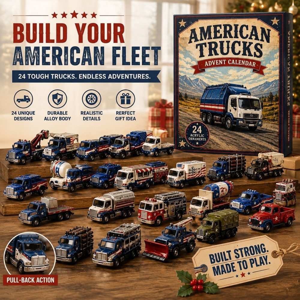 American Fleet Builder 24-Day Advent Calendar 2026 — Collectible Navy & Ship Acrylic Charms, Patriotic Maritime Countdown