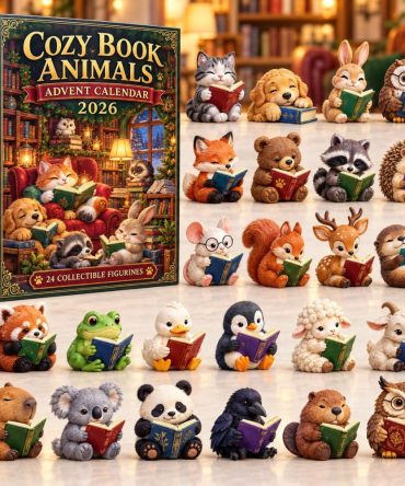 Animal Library Deluxe Advent Set — 24-Piece Acrylic Charm Holiday Countdown, Decorative Display & Perfect Stocking Stuffer 2026