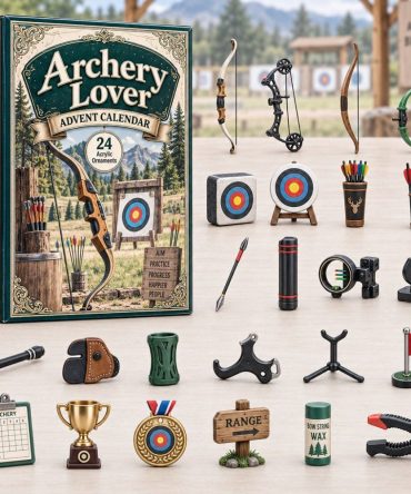 2026 Archery Advent Countdown - 24-Day Bow & Arrow Acrylic Charm Calendar, Great Gift For Archers, Bowhunters & Target Shooters