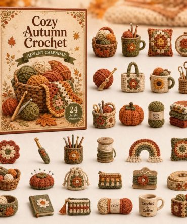 Autumn Vibe Crochet Advent Calendar 2026 — 24-Day Cozy Crochet Charm Countdown For Fall Decor, Gifts & Collectors