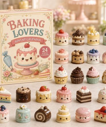 2026 Baking Lovers 24-Day Holiday Countdown - Acrylic Mini Baking Charms Advent Set, Perfect Gift & Stocking Stuffer For Bakers
