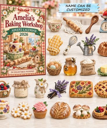 Baking Workshop Advent Calendar 2026 — 24-Day Acrylic Charm Collection For Bakers, Pastry Fans & Kitchen Gifts